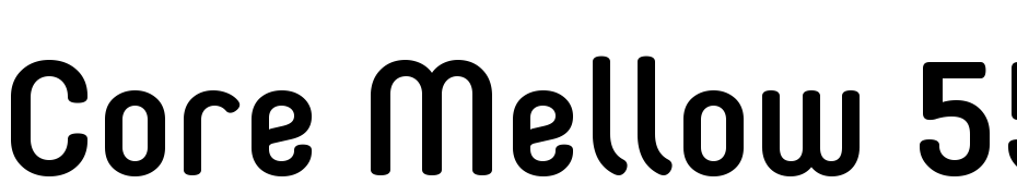 Core Mellow 55 Medium Font Download Free